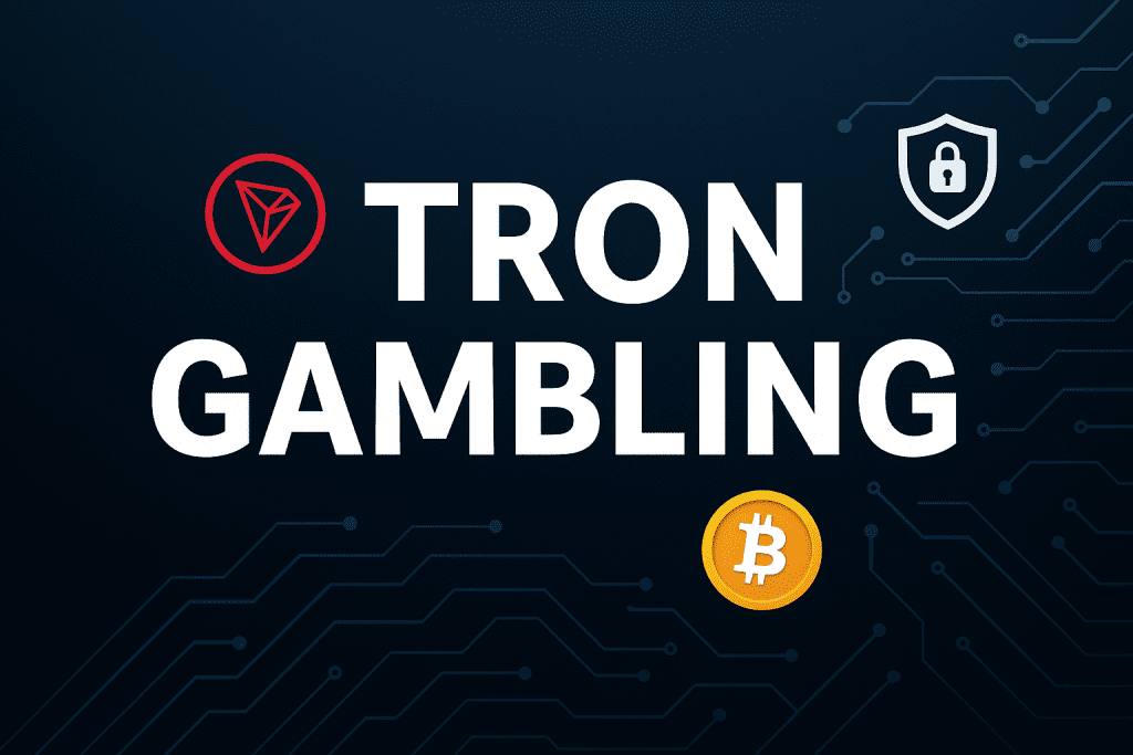 Illustration showcasing decentralized casinos powered by Tron for fast, secure, and transparent online gambling.